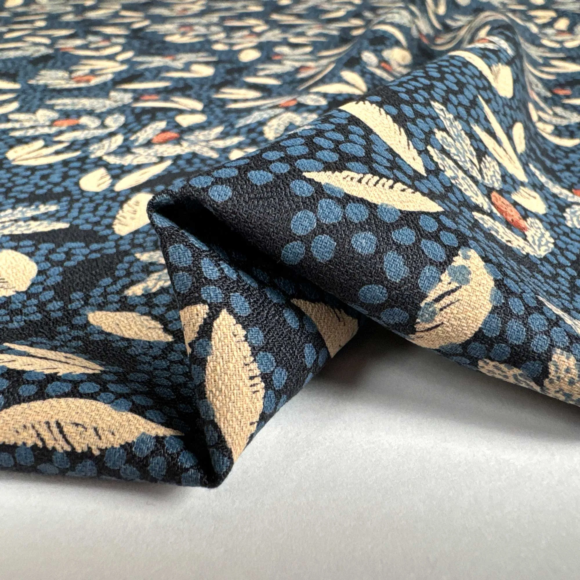 Viscose Crepe Fabric in Lucie River