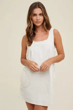 White Hot Mini Dress in Denim